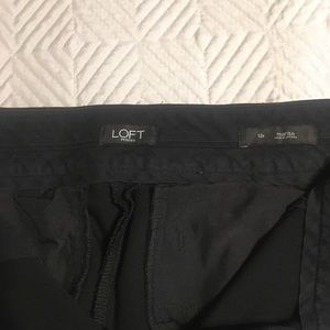 Loft crop black Marisa dress pant petites 12